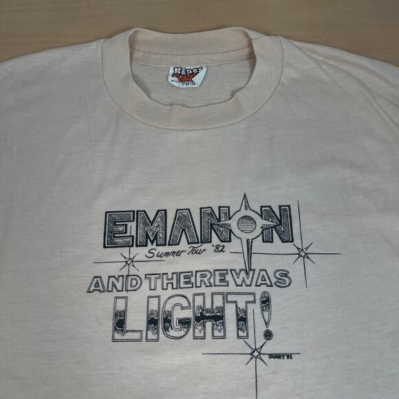 vintage tshirt Emanon Summer Tour 1982 size large - Picture 6 of 6